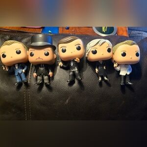 Set of 5 Collectible FUNKO Figures - James Bond No Box Included